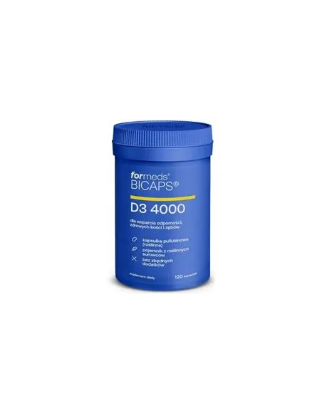 ForMeds BICAPS D3 4000 - Potęga Witaminy D3 w 120 Kapsułkach