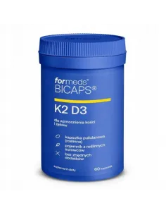 ForMeds BICAPS K2 D3: Naturalne Witaminy K2 i D3 w 1 Kapsułce