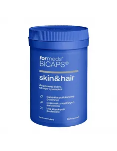 Formeds BICAPS Skin&Hair - Biotyna, Cynk, Selen - Zdrowa Skóra i Włosy
