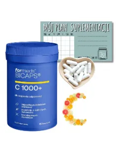 Witamina C 1000+ 60 caps BICAPS - ForMeds | Naturalne Suplementy