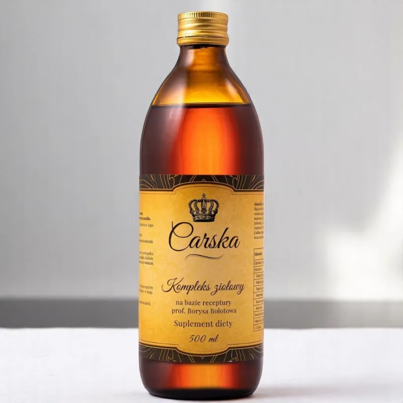 Carska Wódka Bołotowa 500ml - Naturalna Ochrona Żołądka i Trzustk