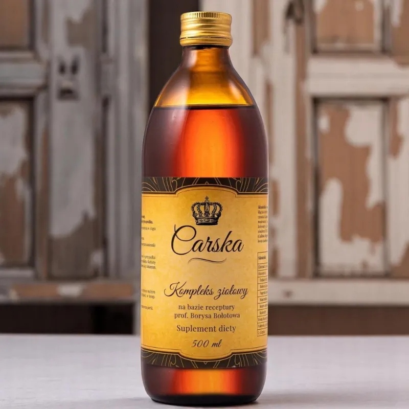 Carska Wódka Bołotowa 500ml - Naturalna Ochrona Żołądka i Trzustk