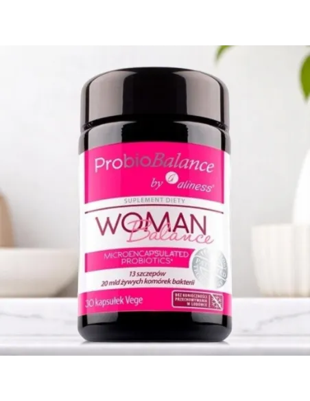 Aliness ProbioBalance Woman Balance – Probiotyk dla Kobiet, 20 mld