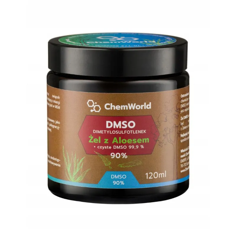 ChemWorld Żel DMSO 90% Z Aloesem - 120ml