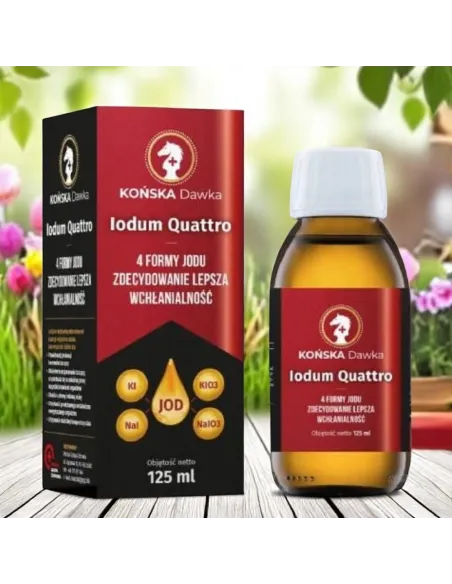 Końska Dawka IODUM QUATTRO 125 ml – Jod dla tarczycy i witalności