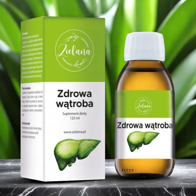 Zielana ZDROWAA WĄTROBA 125 ml – Detoks i wsparcie wątroby