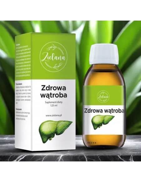 Zielana ZDROWAA WĄTROBA 125 ml – Detoks i wsparcie wątroby