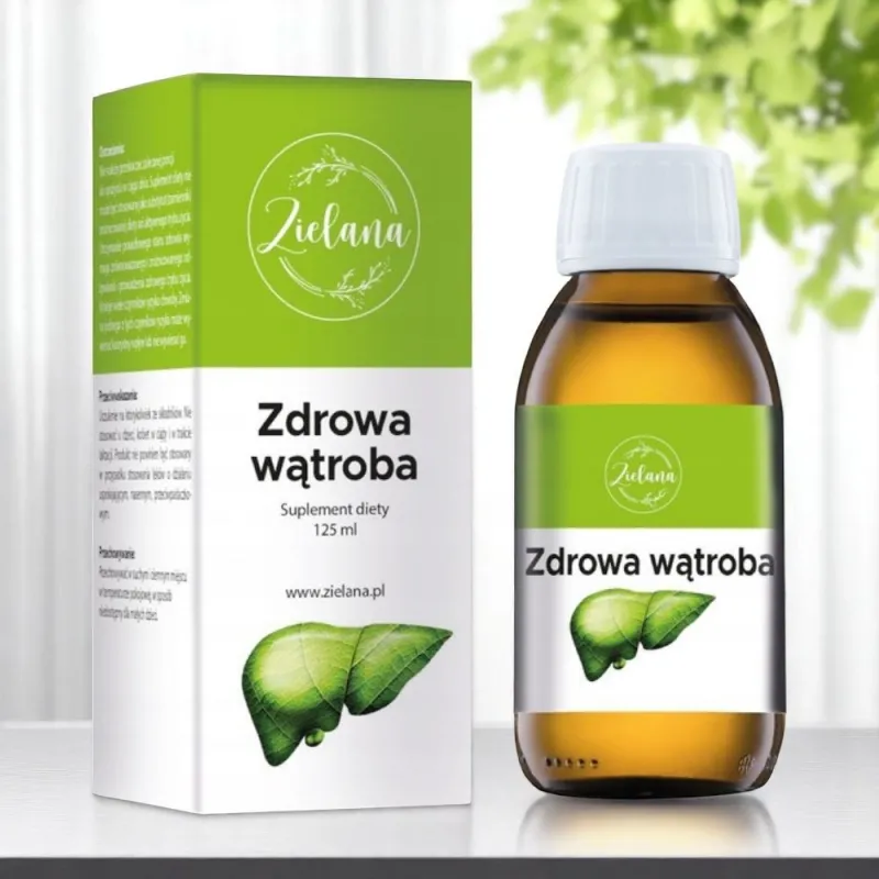 Zielana ZDROWAA WĄTROBA 125 ml – Detoks i wsparcie wątroby