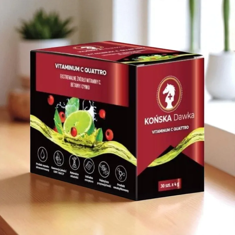 Końska Dawka Witamina C Quattro – Naturalna Odporność