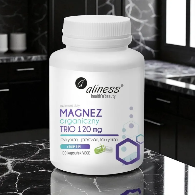 Aliness Magnez TRIO 120 mg – Energia, Mięśnie, Nerwy