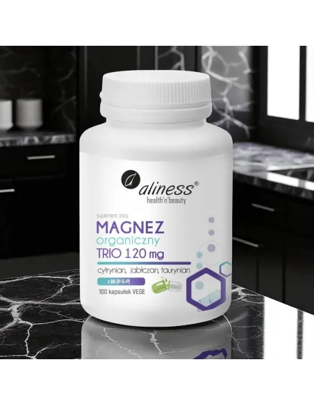 Aliness Magnez TRIO 120 mg – Energia, Mięśnie, Nerwy