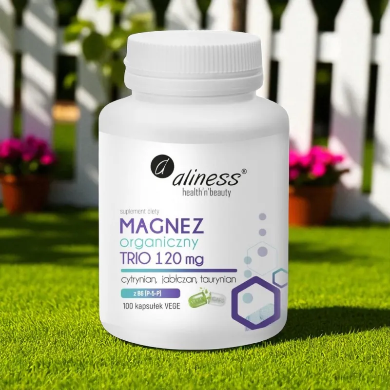 Aliness Magnez TRIO 120 mg – Energia, Mięśnie, Nerwy