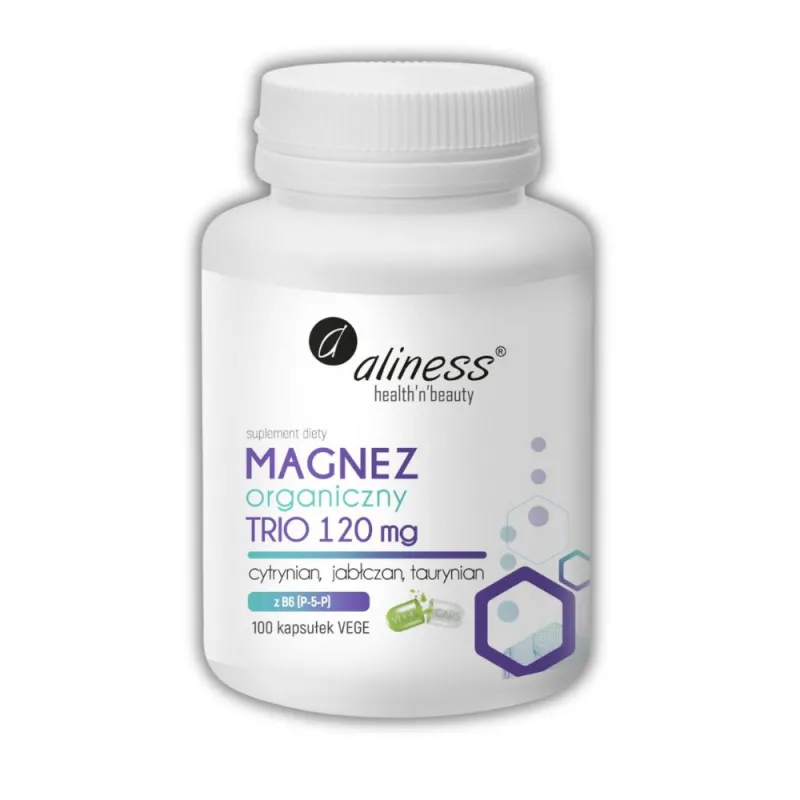 Aliness Magnez TRIO 120 mg – Energia, Mięśnie, Nerwy
