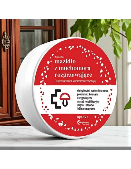 MOLPHARMA Mazidło rozgrzewające z muchomora 200 ml