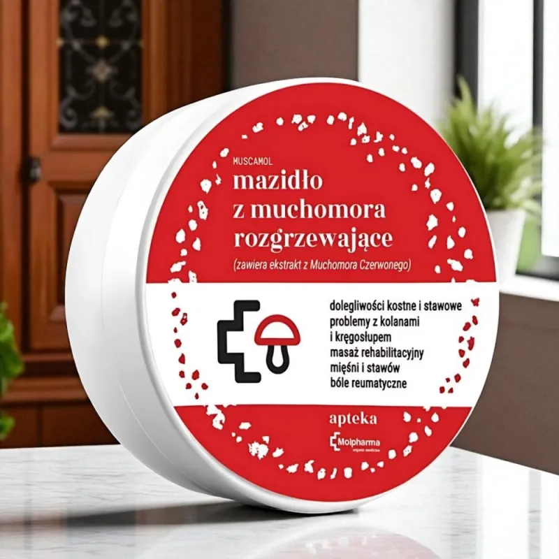 MOLPHARMA Mazidło rozgrzewające z muchomora 200 ml