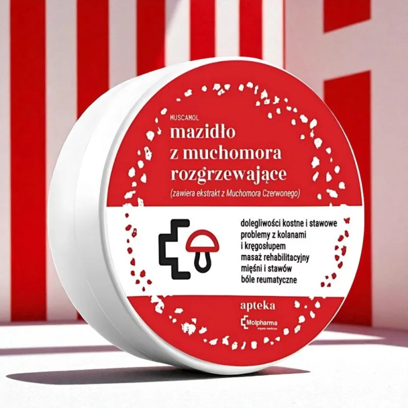 MOLPHARMA Mazidło rozgrzewające z muchomora 200 ml