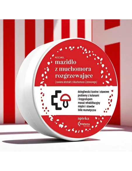 MOLPHARMA Mazidło rozgrzewające z muchomora 200 ml