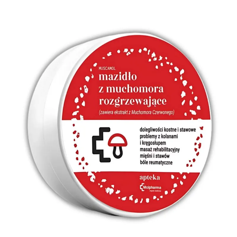 MOLPHARMA Mazidło rozgrzewające z muchomora 200 ml