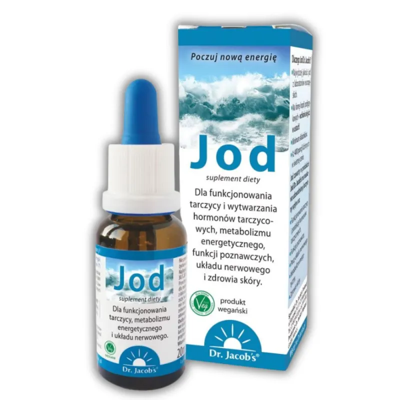 Jod Dr. Jacob's 20 ml – Bioaktywny Suplement Diety w Kroplach