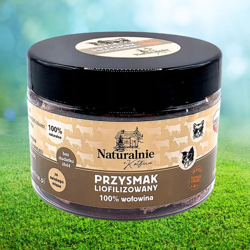 Liofilizowany Udziec Wołowy 100% 50 g – Naturalnie z Kotfina