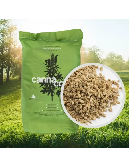 Żwirek Kukurydziano-Konopny CannaCorn Biodegradowalny Żwirek dla Kota