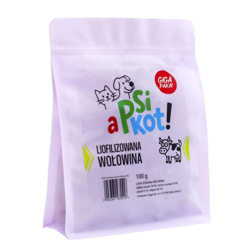 Przysmak Liofilizowany Indyk 100% dla Psa i Kota Naturalnie z Kotfina