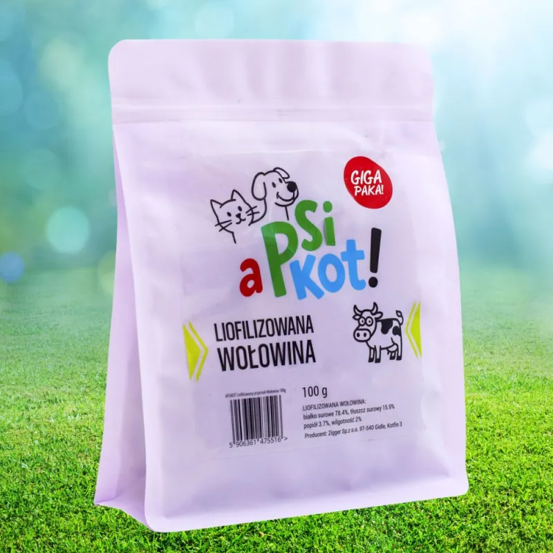 Przysmak Liofilizowany Indyk 100% dla Psa i Kota Naturalnie z Kotfina