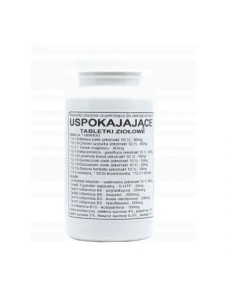 Tabletki Ziołowe Uspokajające Podkowa 100 szt. – Naturalna Siła Ziół