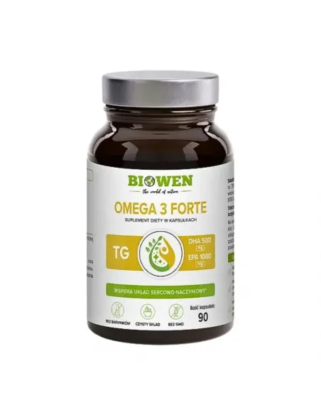 Omega 3 Forte Biowen – wysoka dawka EPA i DHA | Suplement diety