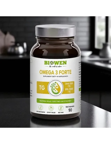 Omega 3 Forte Biowen – wysoka dawka EPA i DHA | Suplement diety