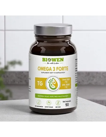 Omega 3 Forte Biowen – wysoka dawka EPA i DHA | Suplement diety