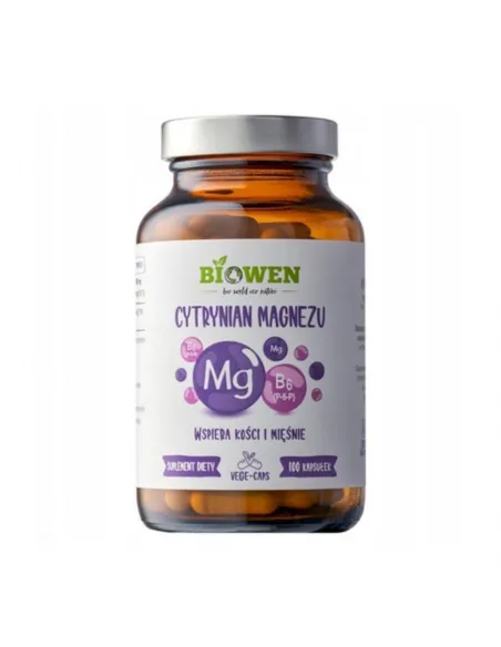 Cytrynian Magnezu + B6 Biowen – wysoka przyswajalność i wsparcie