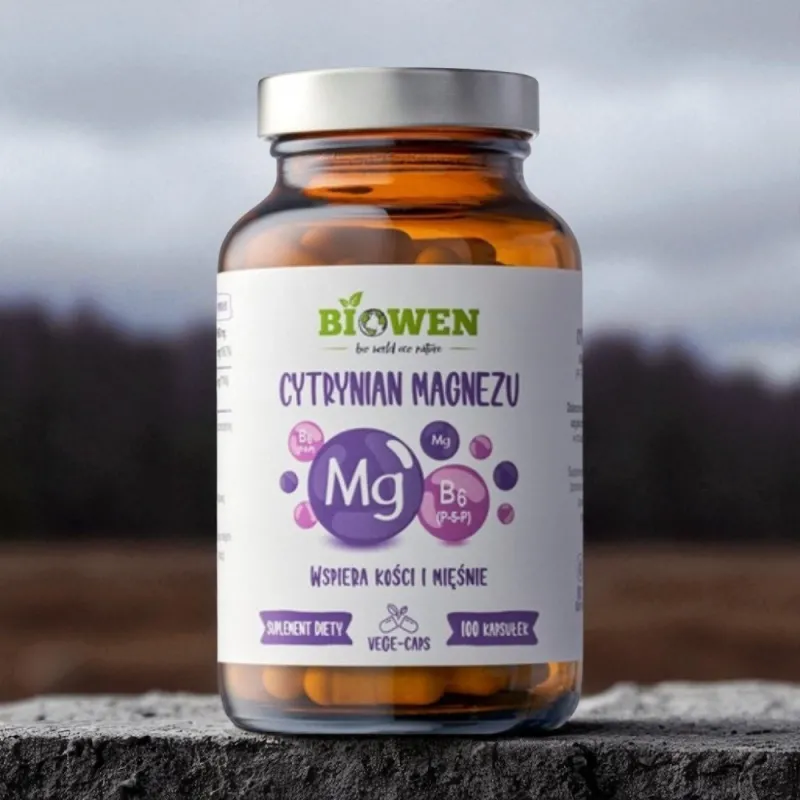 Cytrynian Magnezu + B6 Biowen – wysoka przyswajalność i wsparcie