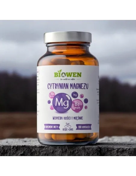 Cytrynian Magnezu + B6 Biowen – wysoka przyswajalność i wsparcie