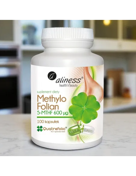 Methylo Folian 5-MTHF 600 µg VEGE — 100 kapsułek | Quaterfolic