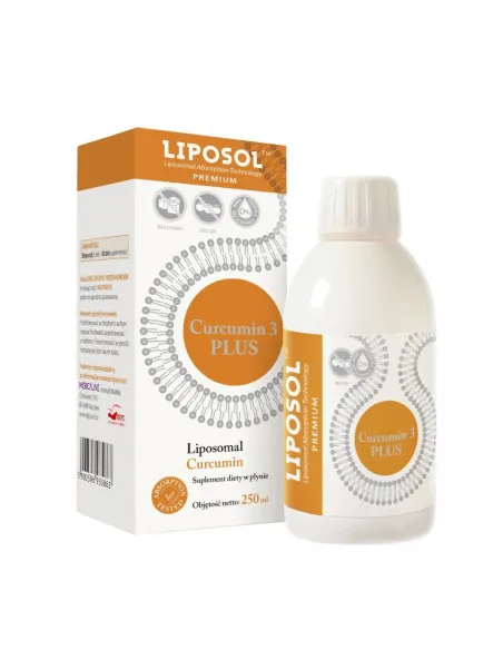 Liposol Curcumin 3 PLUS – Liposomalna Kurkumina 170 mg 250 ml Aliness