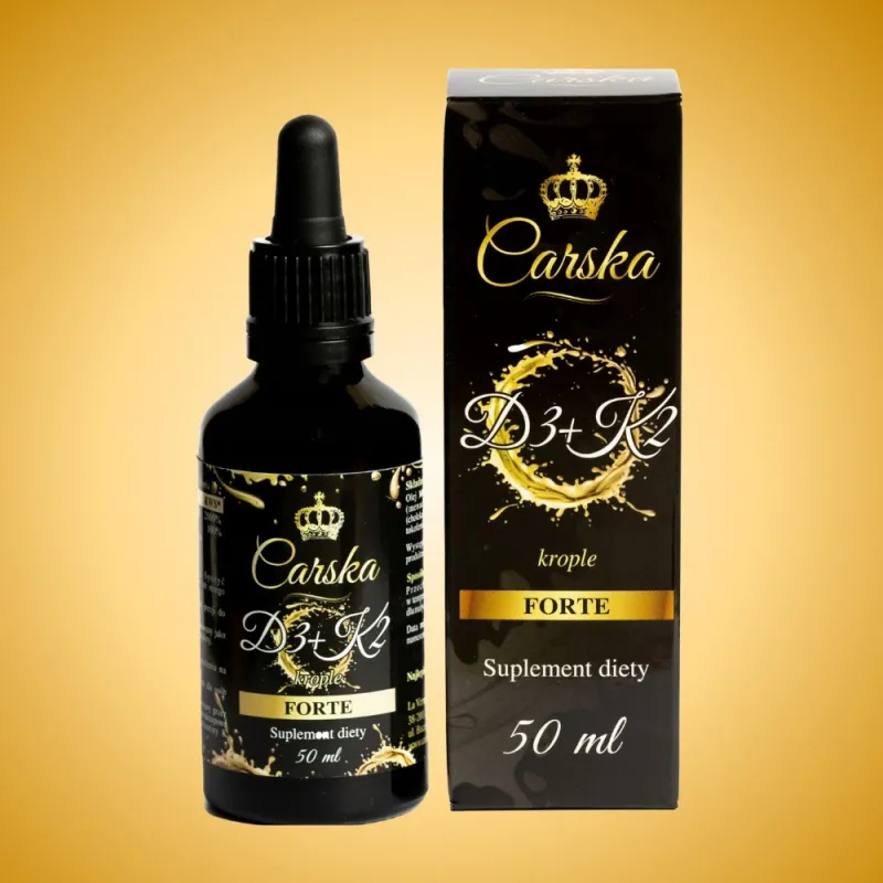 arska Witamina D3 + K2 MK-7 FORTE – 4000 IU, krople, 1600 porcji