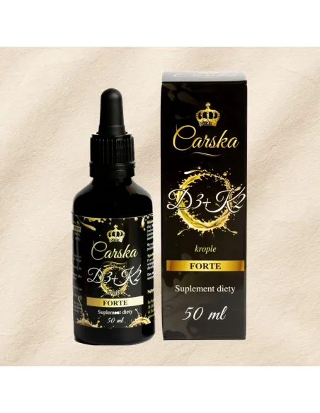 arska Witamina D3 + K2 MK-7 FORTE – 4000 IU, krople, 1600 porcji