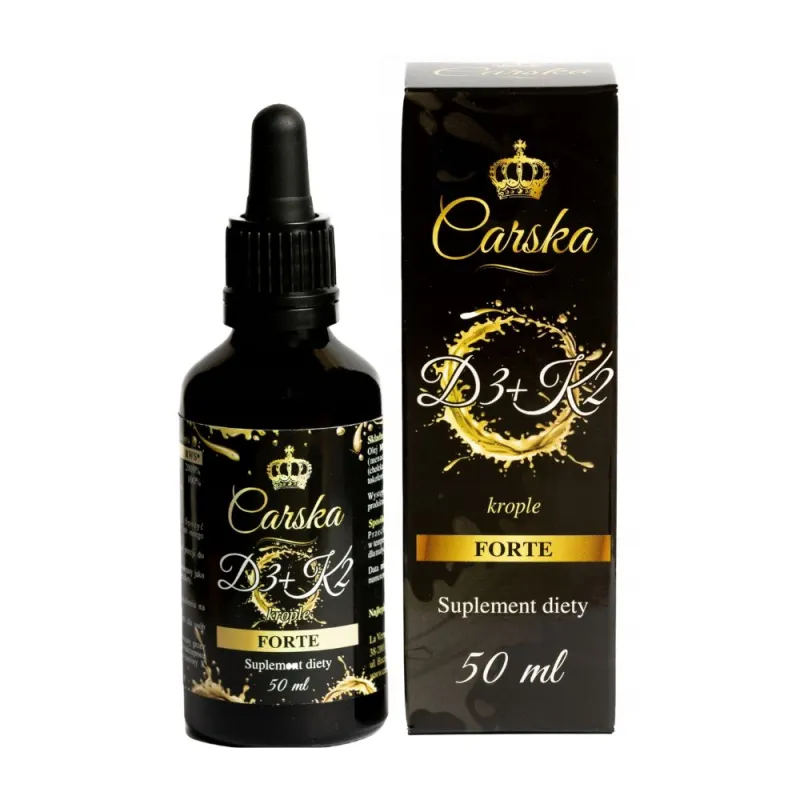 arska Witamina D3 + K2 MK-7 FORTE – 4000 IU, krople, 1600 porcji