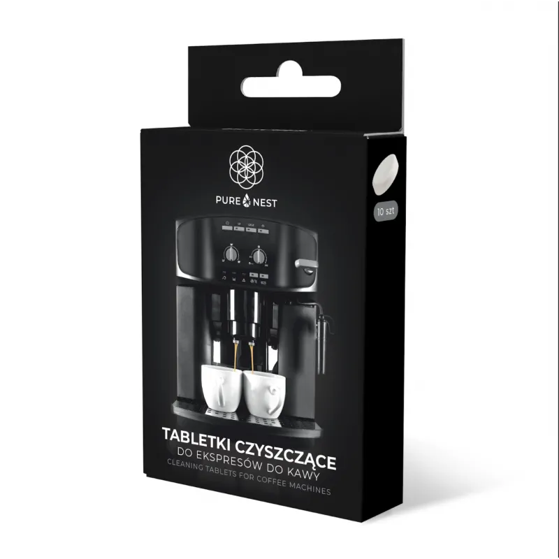 PURE NEST Uniwersalne Tabletki do Czyszczenia Ekspresu | 10 szt.