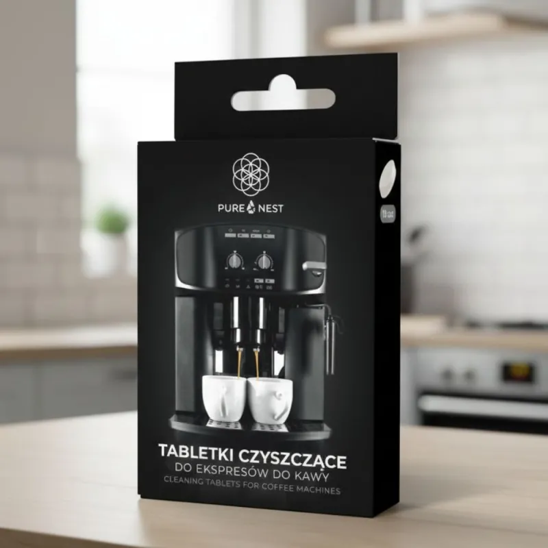 PURE NEST Uniwersalne Tabletki do Czyszczenia Ekspresu | 10 szt.