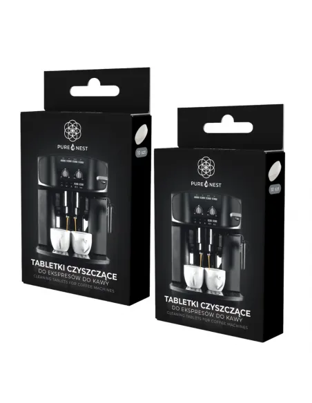 PURE NEST Tabletki do Czyszczenia Ekspresu 2x10 szt. | Uniwersalne