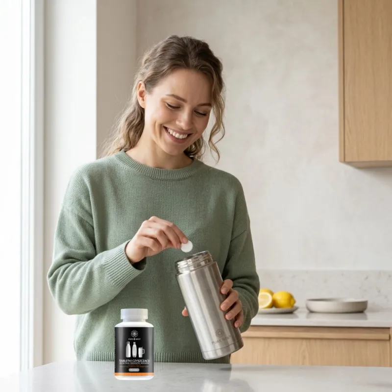 PURE NEST Tabletki do czyszczenia butelek typu SodaStream 90szt