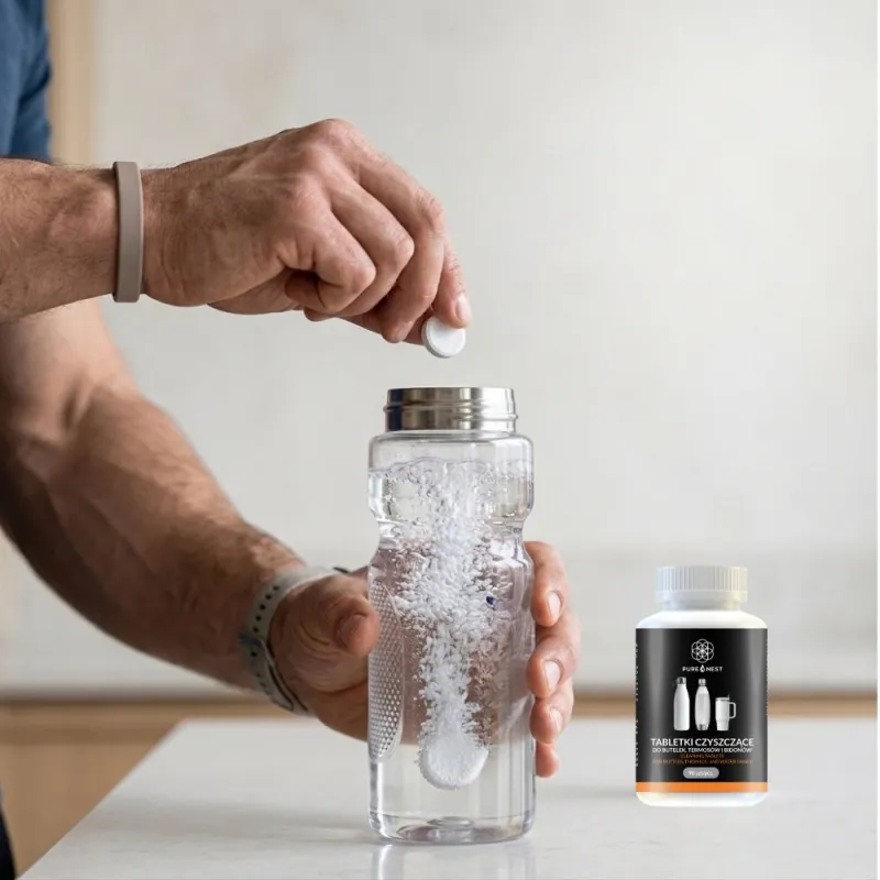 PURE NEST Tabletki do czyszczenia butelek typu SodaStream 90szt