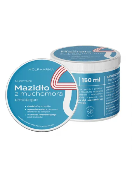 Molpharma Mazidło z muchomora czerwonego chłodzące - Ukojenie i ulga