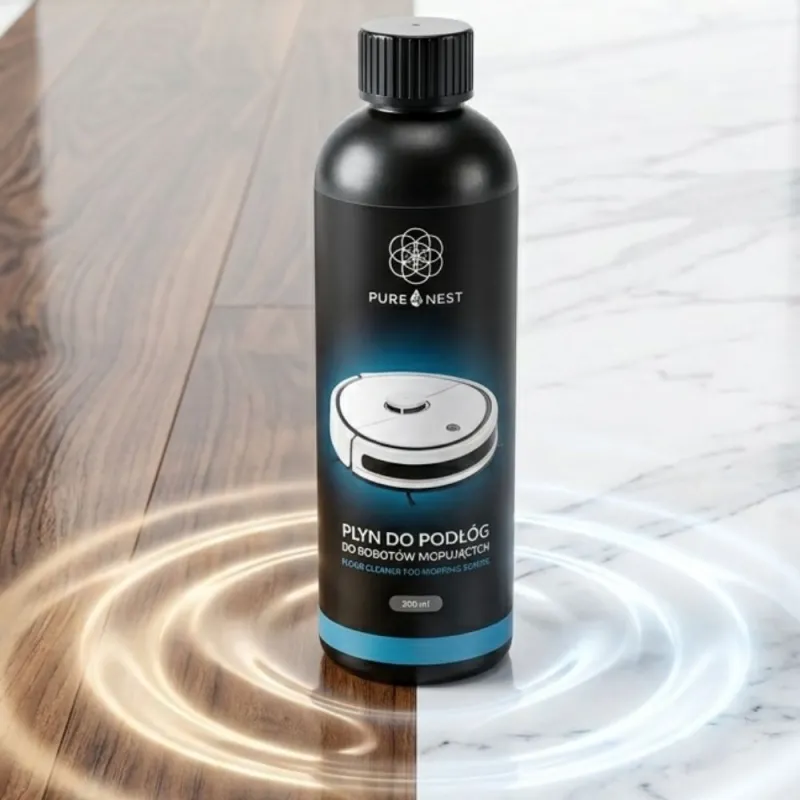 PURE NEST Płyn do robotów mopujących bez smug | Do paneli i płytek