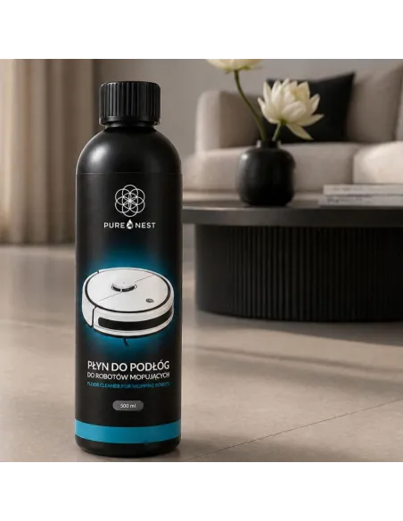 PURE NEST Płyn do robotów mopujących bez smug | Do paneli i płytek