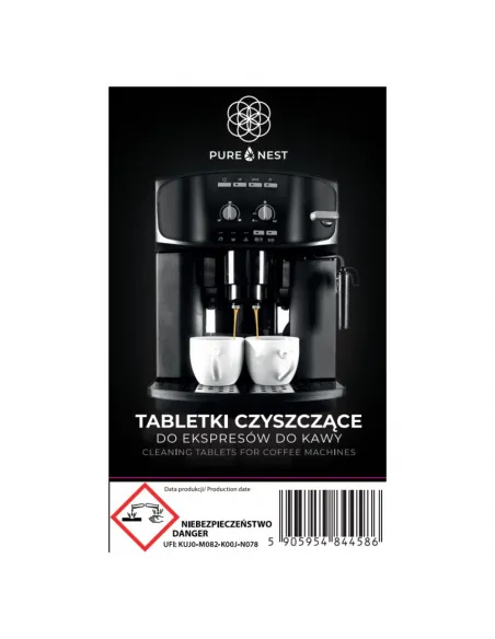 PURE NEST Uniwersalne Tabletki do Czyszczenia Ekspresu | 10 szt.