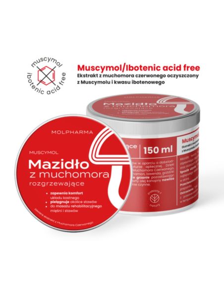 Mazidło z muchomora rozgrzewające Molpharma – Naturalna Ulga
