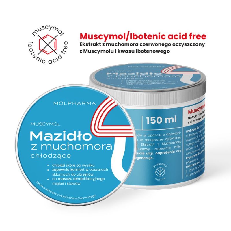 Molpharma Mazidło z muchomora czerwonego chłodzące - Ukojenie i ulga